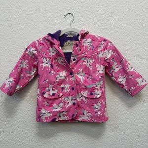 Hatley Magical Unicorn Pink Raincoat